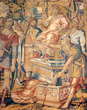 Particolare del Museo degli Arazzi fiamminghi