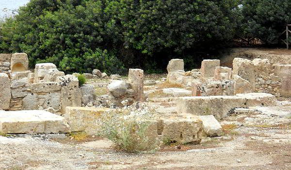 Mozia, Il centro abitato